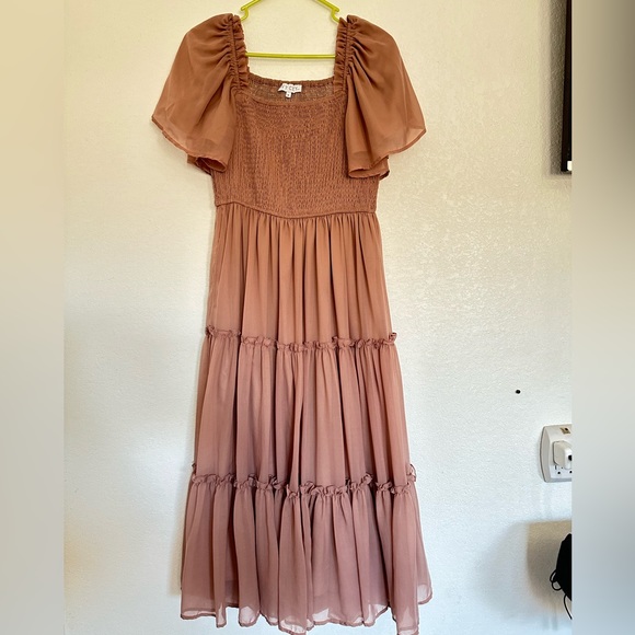 Ivy City Co Ellie mauve dress - Picture 2 of 3